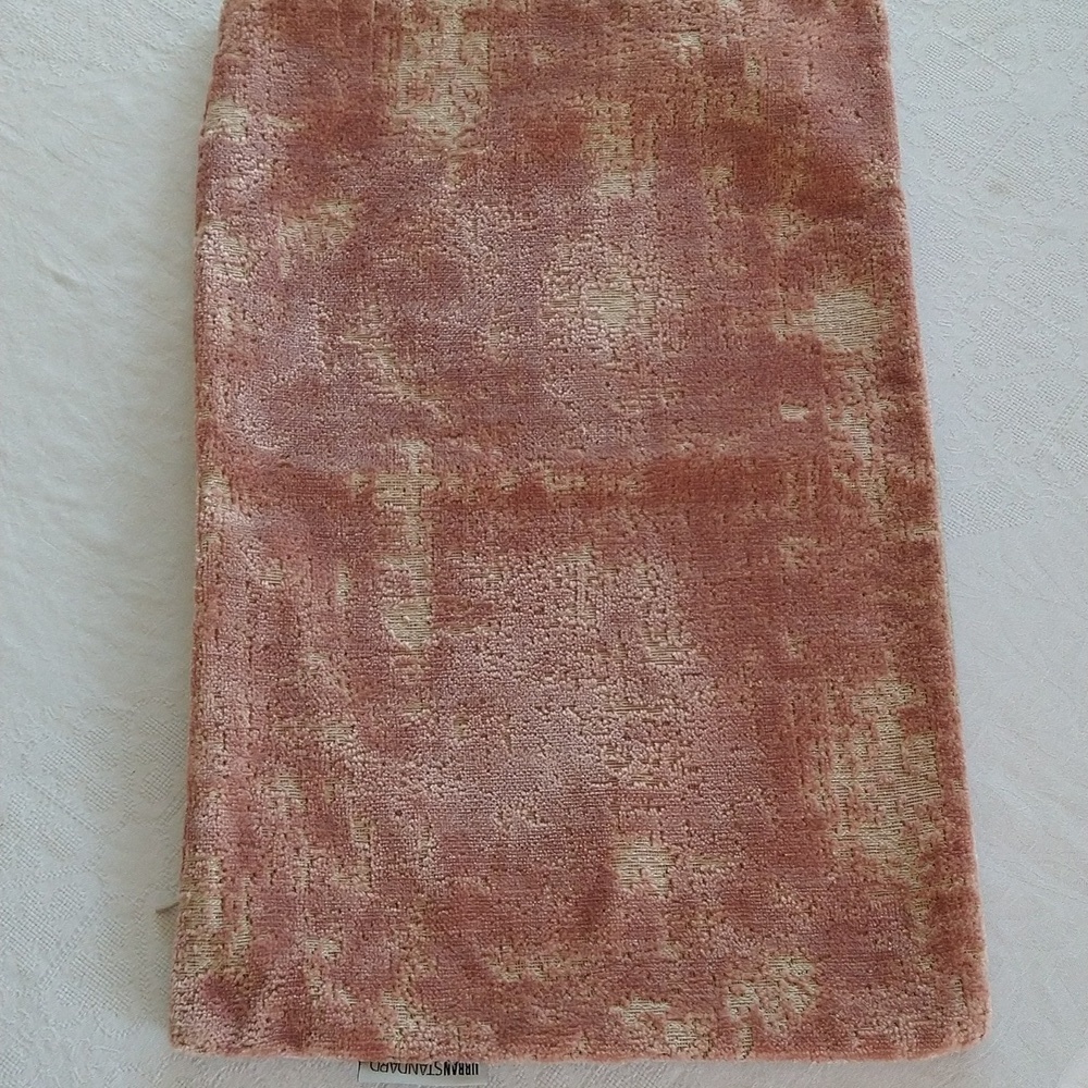 Pair blush pink velvet pillow covers zipper shabby chic cottagecore romantic